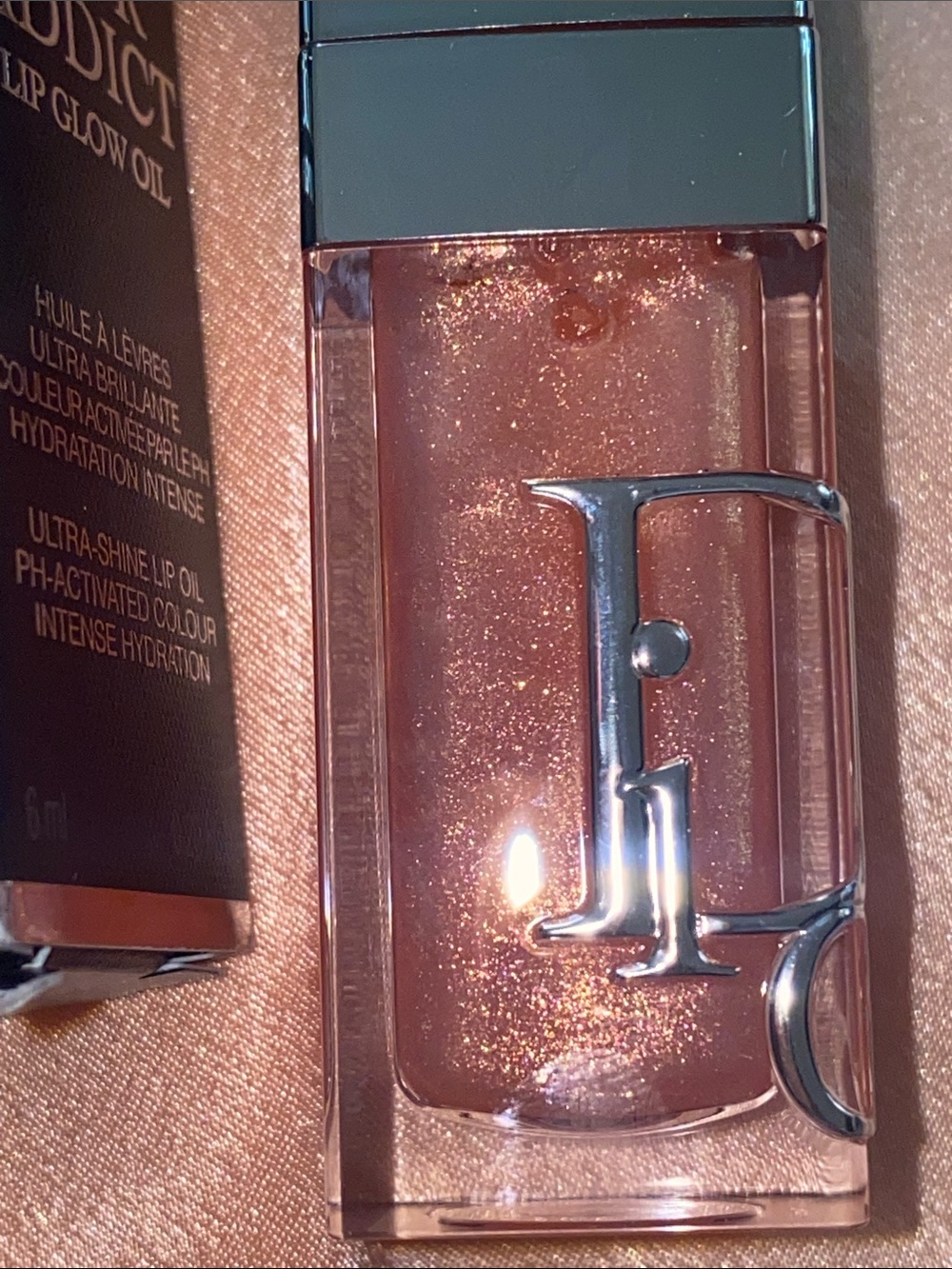 Dior Addict lip glow oil  Juicy Lip Glow Oil — Peach & Silver Mint New - Picture 8 of 12